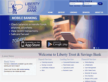 Tablet Screenshot of mylibertytrust.com